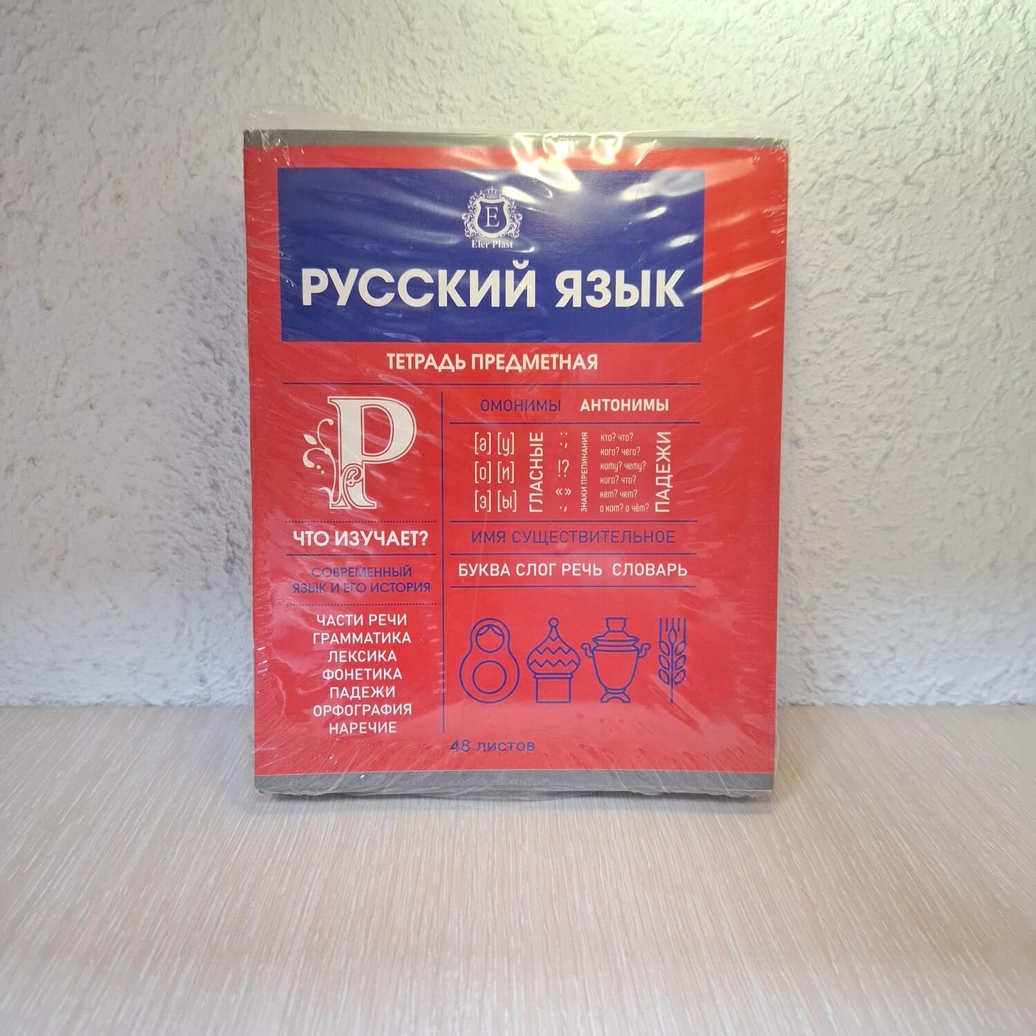 Комплект предметных тетрадей 48 листов на русском языке 10 шт