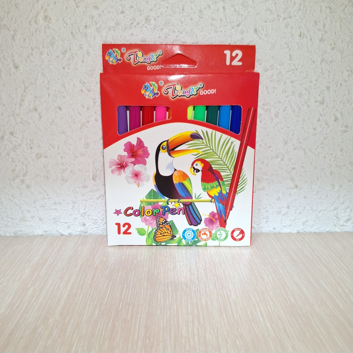 Фломастеры Tongdi 12 цветов