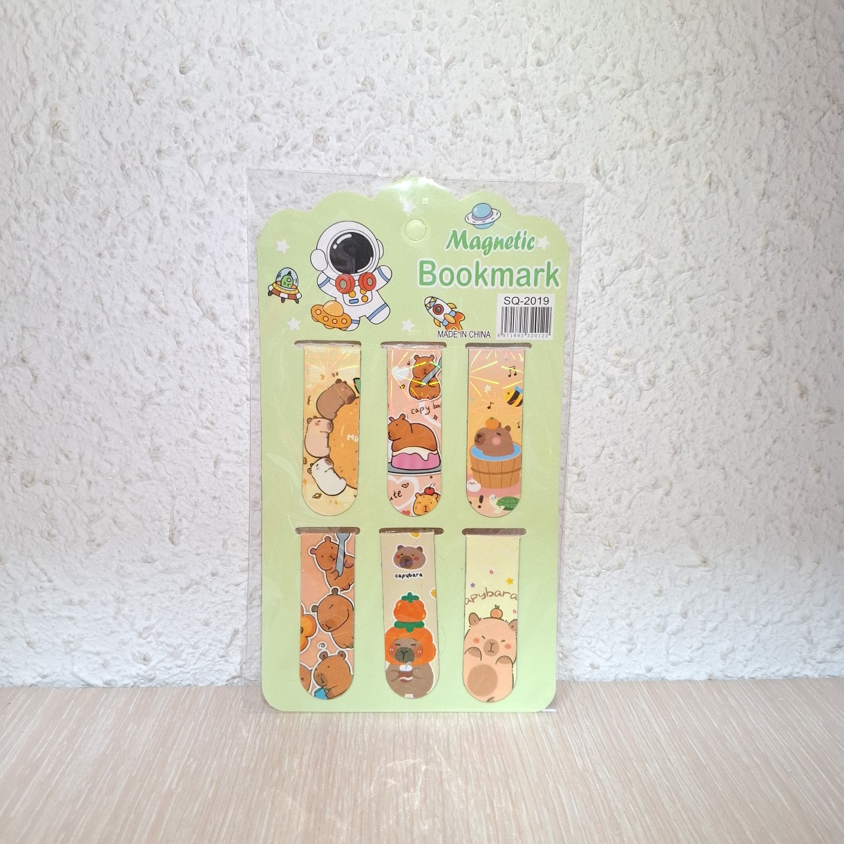 Магнитные закладки Капибара 6 штук
