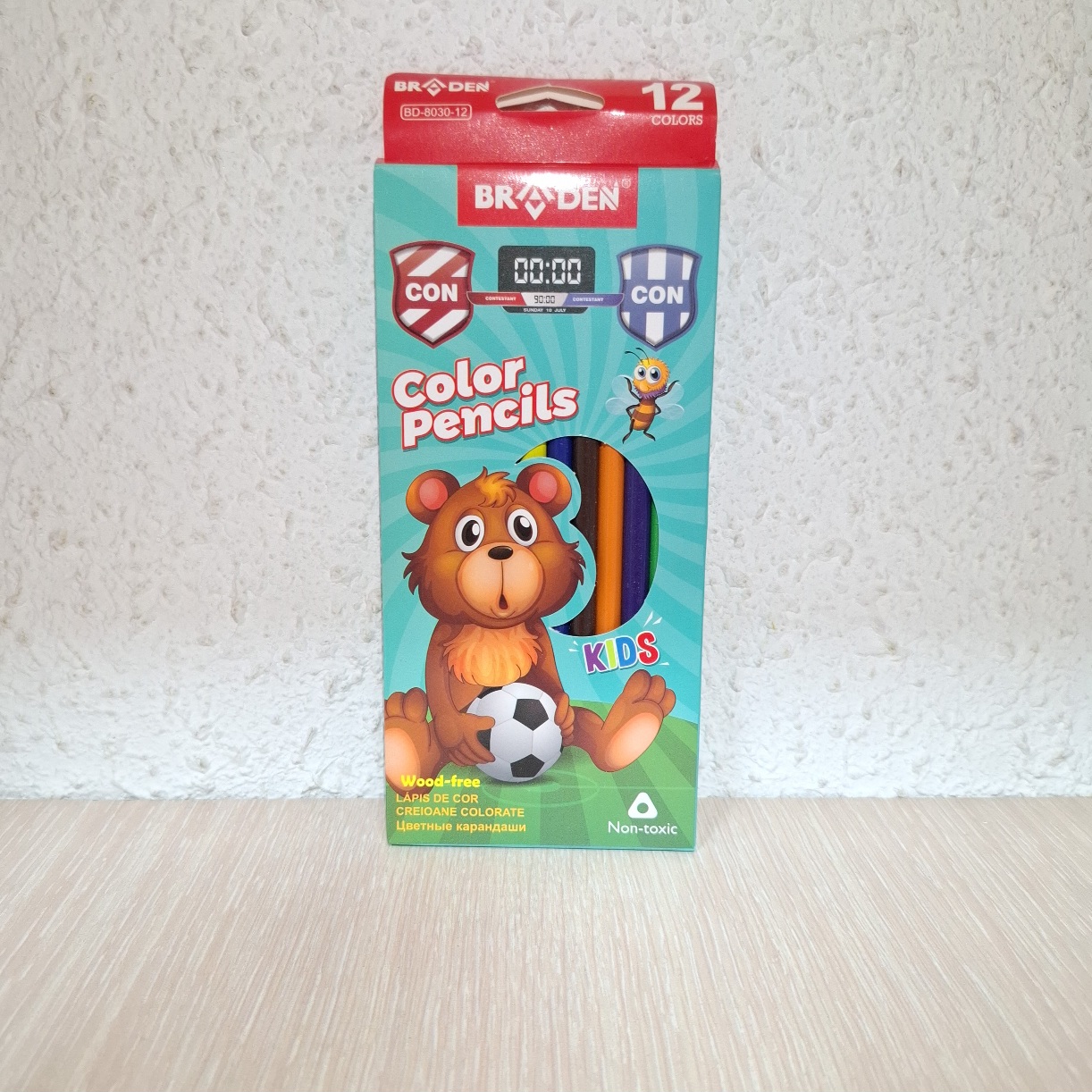 Карандаши цветные Braden 12 цветов
